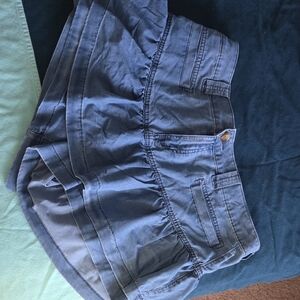 American Eagle Outfitters Ruffled Denim Skort